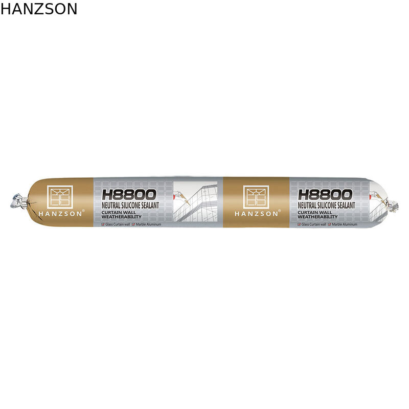 Neutral Curing Structure Adhesives for Metal and Glass Curtain 8800 Weatheringproof Window Adhesives Structural Silicone Sealant