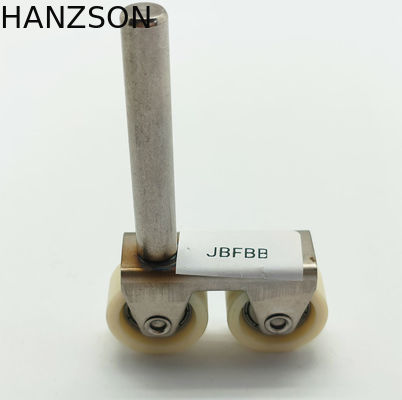 W18xH34xL42mm एल्युमिनियम स्लाइडिंग गेट व्हील पुली 608zz गेट बियरिंग व्हील