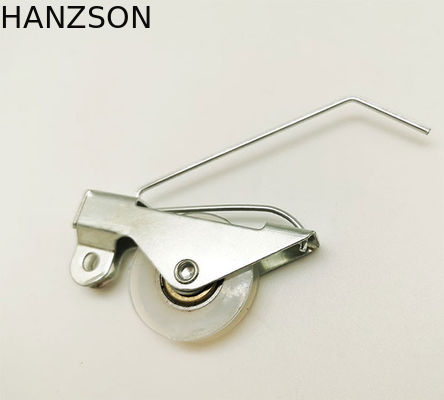 प्लास्टिक कवर एल्यूमिनियम स्लाइडिंग दरवाजा रोलर्स 1.2 मिमी आयरन शीट सामग्री OEM