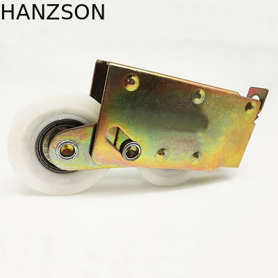 यू ग्रूव स्लाइडिंग ग्लास विंडो व्हील, 608zz असर एल्यूमिनियम विंडो रोलर