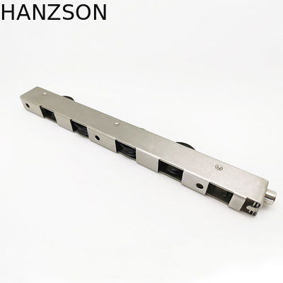 स्टेनलेस स्टील स्लाइडिंग दरवाजा रोलर्स हेवी ड्यूटी OEM 4 पहियों पीओएम सामग्री के साथ