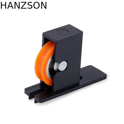 डबल चरखी नायलॉन सामग्री ओडीएम के साथ जंग प्रूफ स्लाइडिंग नायलॉन दरवाजा रोलर्स: