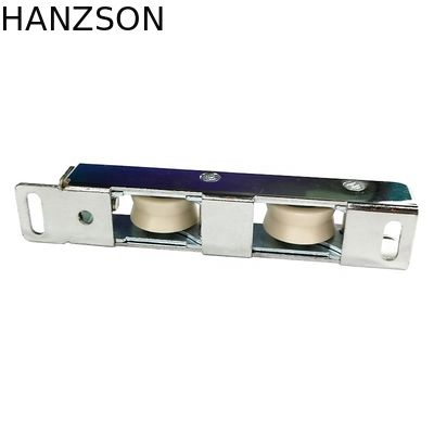 ऑक्सीकरण सतह स्लाइडिंग दरवाजा रोलर्स जिंक नायलॉन सामग्री ओडीएम